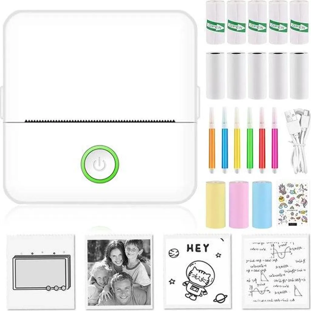 Mini-imprimante photo portable : imprimez vos photos mobiles sans encre