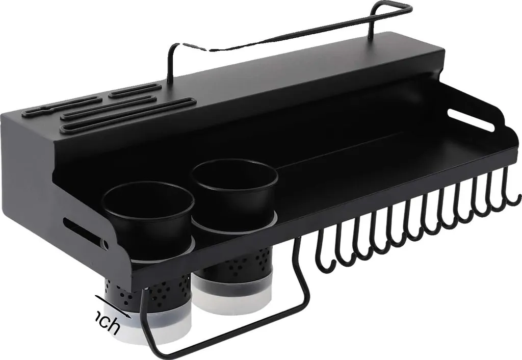 Rayonnage de stockage mural argenté Modèle RAW-70 pour garage et atelier