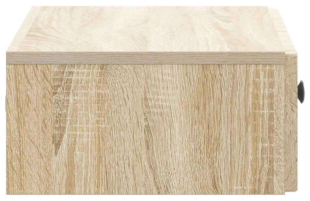 Table d'appoint murale pour optimiser petit espace chêne Sonoma