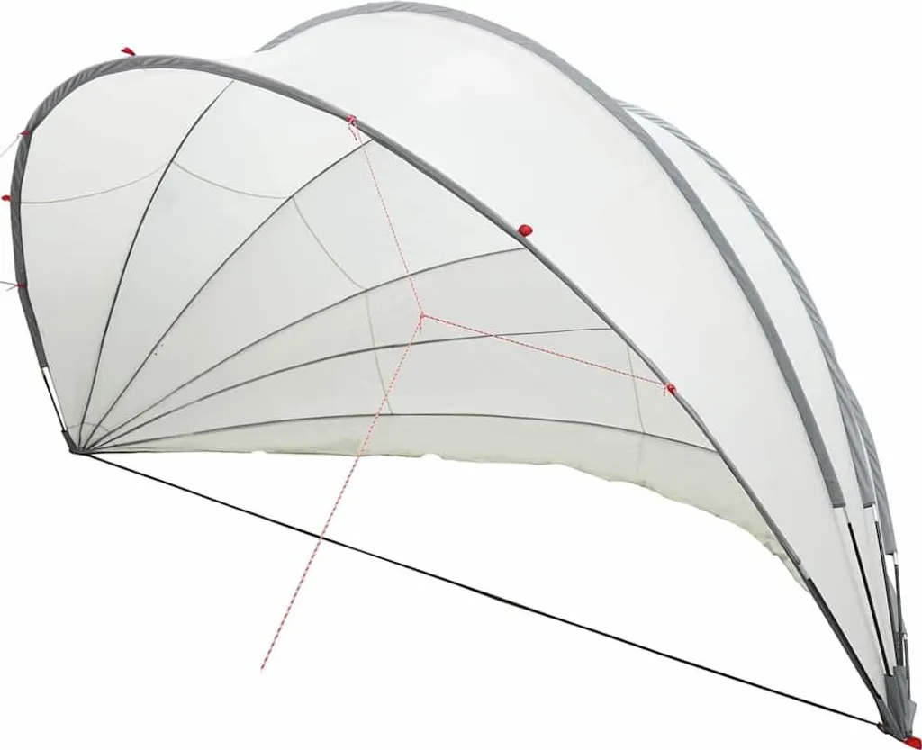 Abri de piscine grand format dôme vidaXL haute protection 592x590cm