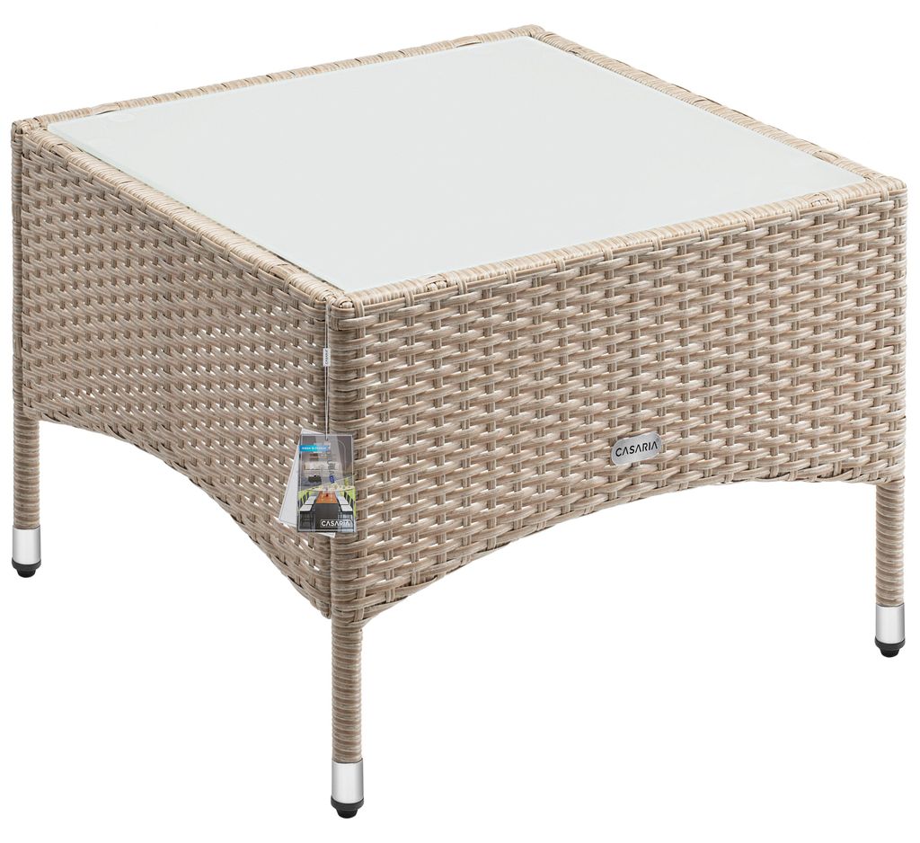 CASARIA® Tavolino da Giardino Esterno in Polyrattan Immagine del prodotto 