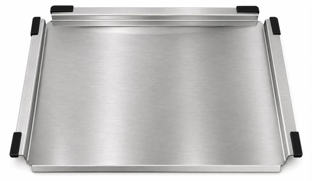 Afvoermat 430x325 mm, roestvrij staal, voor spoelbak Productafbeelding 