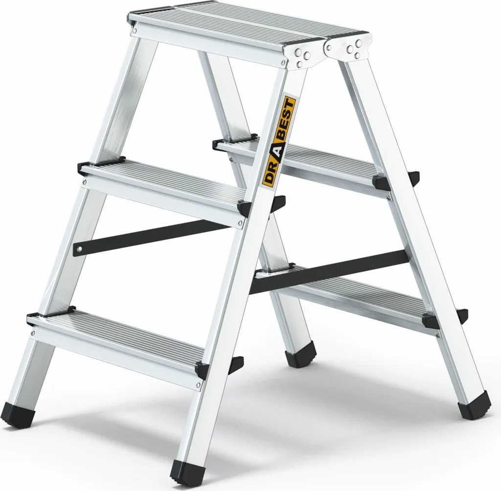 Échelle double face Drabest : Stable, légère et sécurisée - Charge 125kg