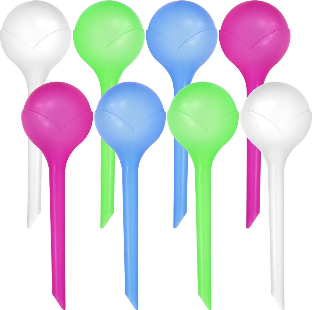 com-four 8x Automatische Bewässerung für Zimmerpflanzen - Bewässerungskugel