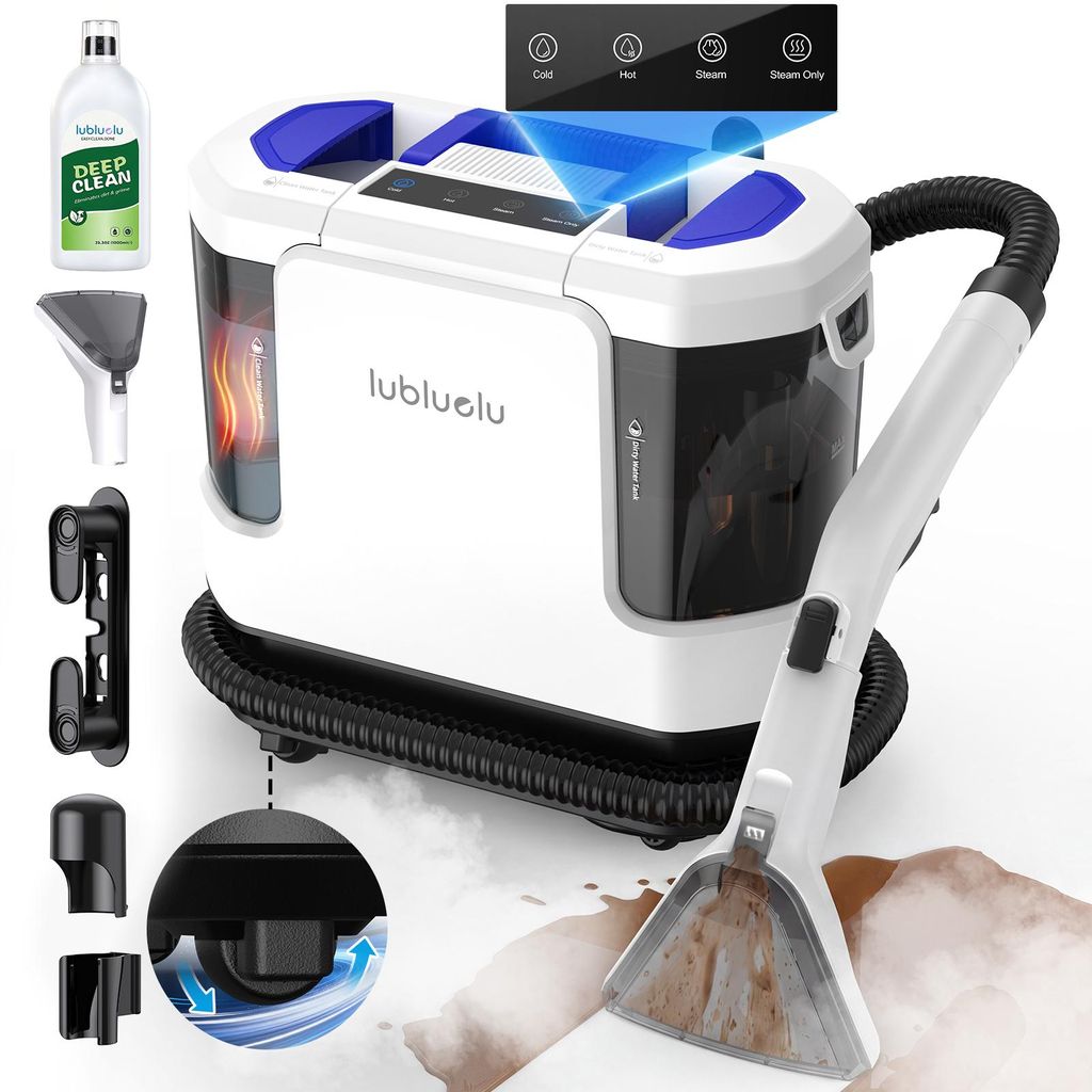 Lubluelu V11, pulitore a vapore per tessuti, con funzione Immagine del prodotto 