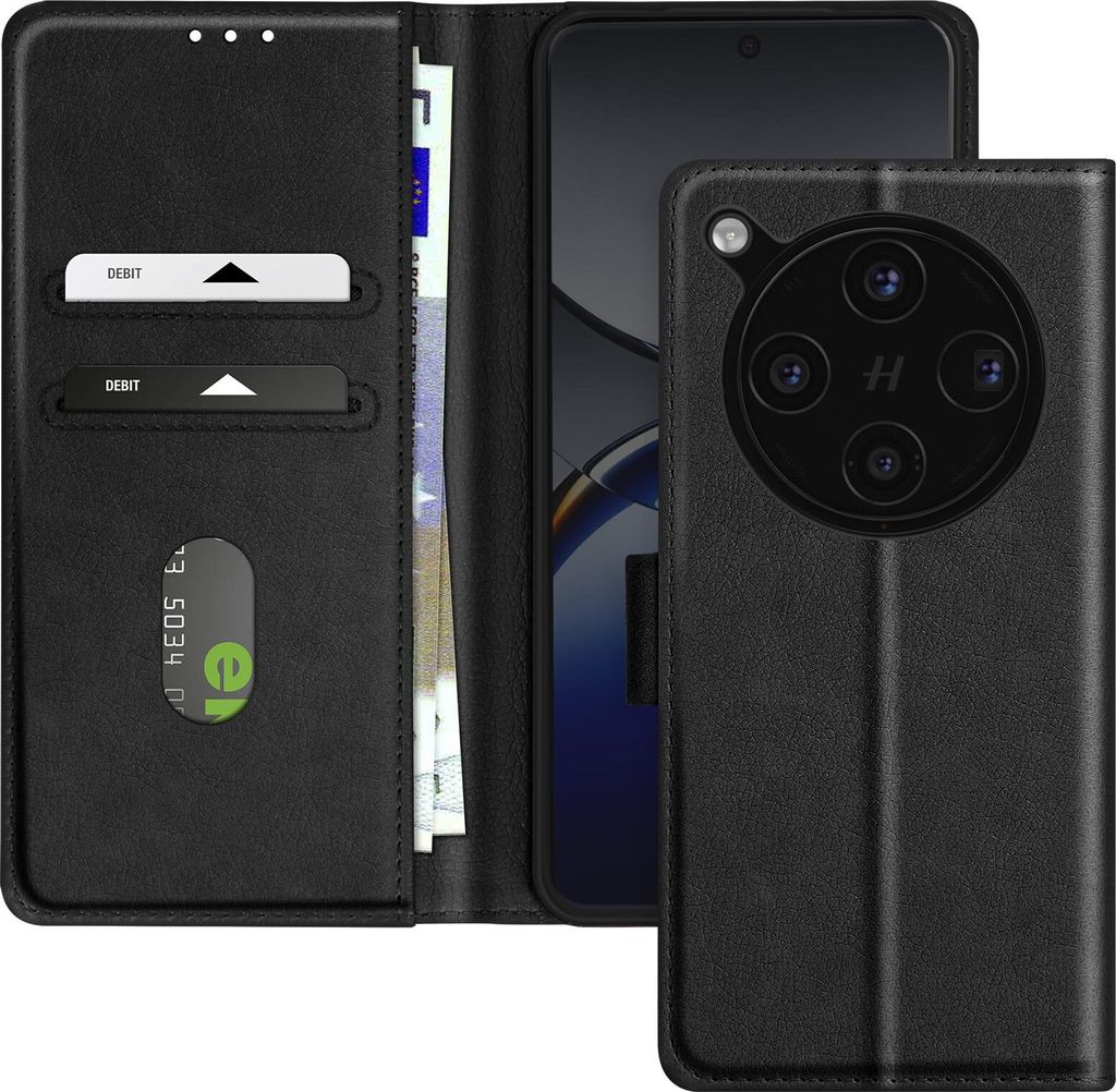 Avizar, Etui Oppo Find X8 Pro Klappe Brieftasche Video, Schwarz