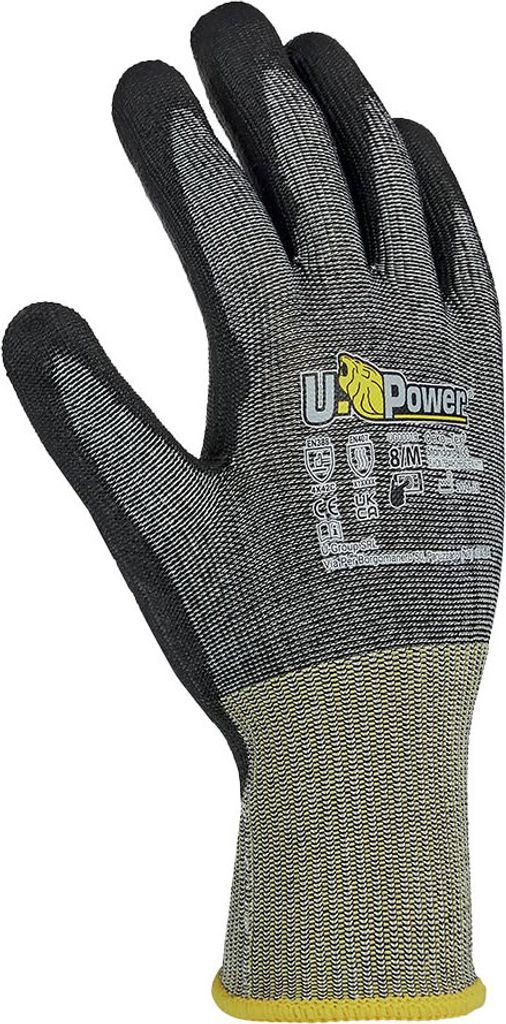 U-Power Tango Arbeitshandschuhe Sicherheits-Nylon Touchscreen Grau 8/M
