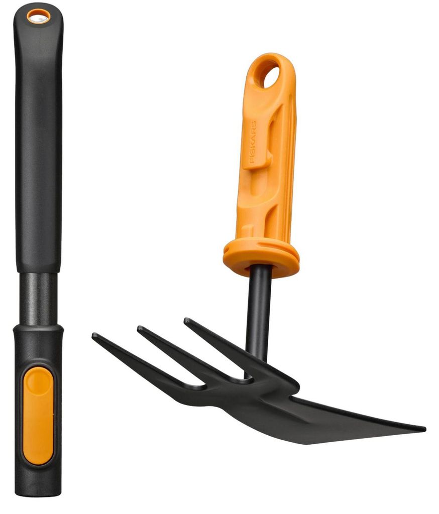 FISKARS ONECLICK Gartenhackenkopf mit Gabel 5 cm + Stiel 29 Produktbild 