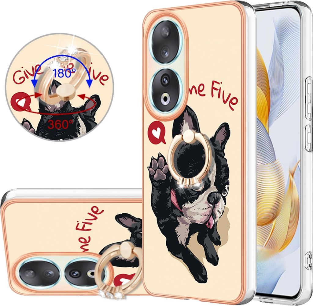 Für Honor 90 5G Design Series TPU + PC Schutz Hülle Tasche Case Schutzhülle