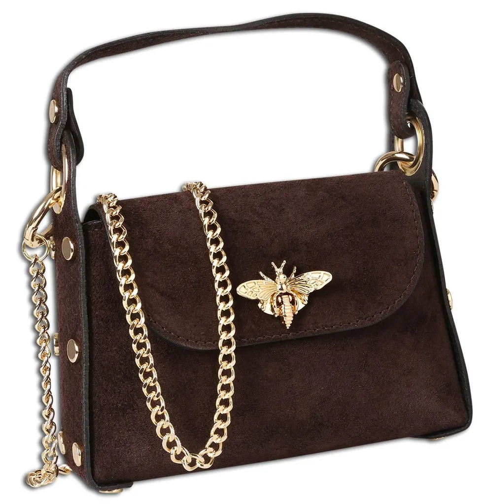 Sac à main bandoulière marron foncé pour sorties et voyage - Toscanto