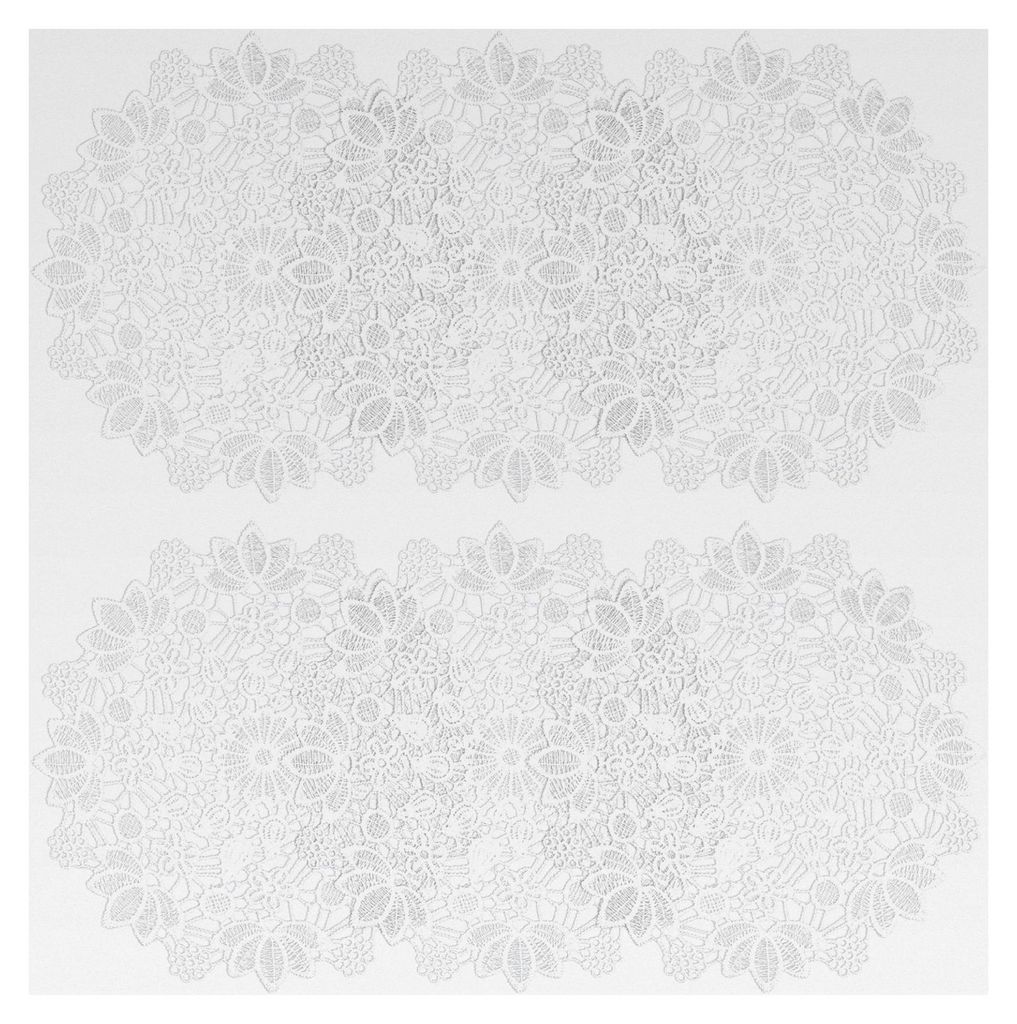 6 Stück Kleine Handgehäkelte Deckchen, 6 Zoll Runde Spitze Untersetzer Tischmatte Rund Tischset Häkeln Tischläufer Baumwolle Placemat Tischdeck...