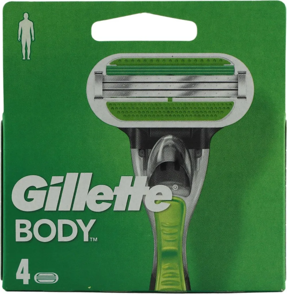 Rasoir de corps pour homme Gillette Body et son pack de 4 recharges