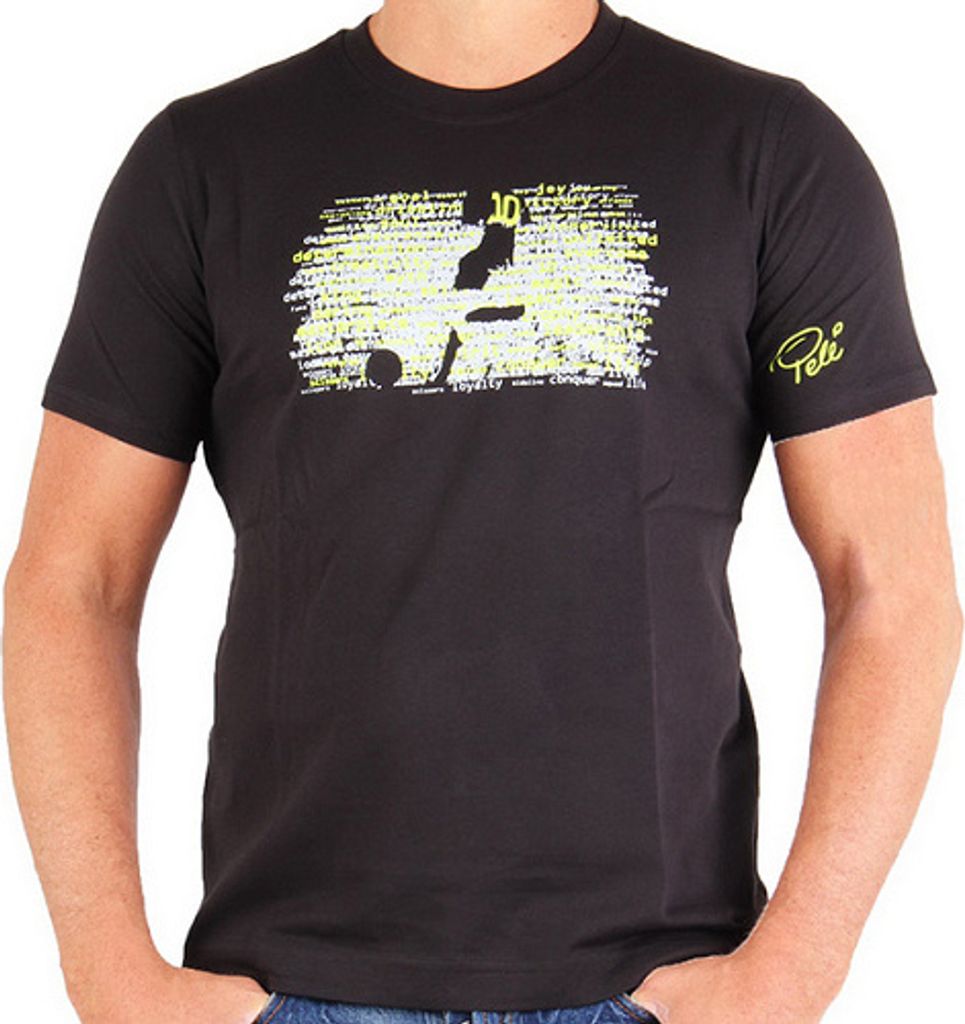 Puma Pele T-Shirt Sonderkollektion Fußball WM 2014 Brasilien, Größe: S, Farbe: schwarz