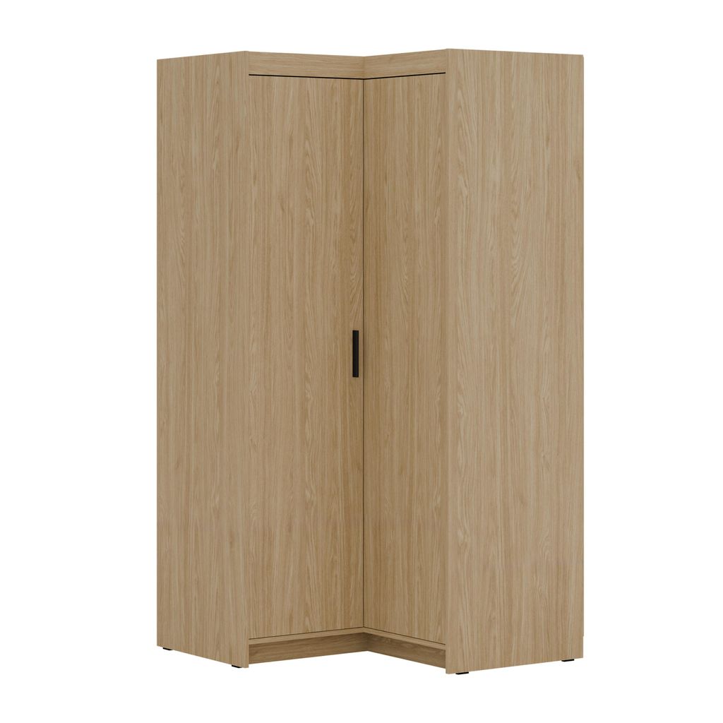 AX LIVING Armoire Armoire d'angle moderne chene huilé Image du produit 