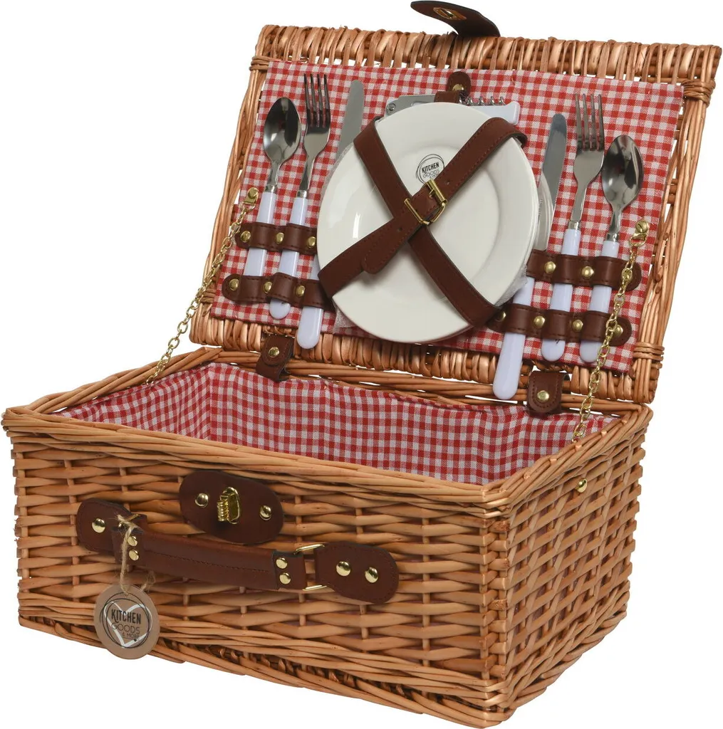 Cesto da Picnic 803287 per Coppia - Compatto, Completo e Isotermico