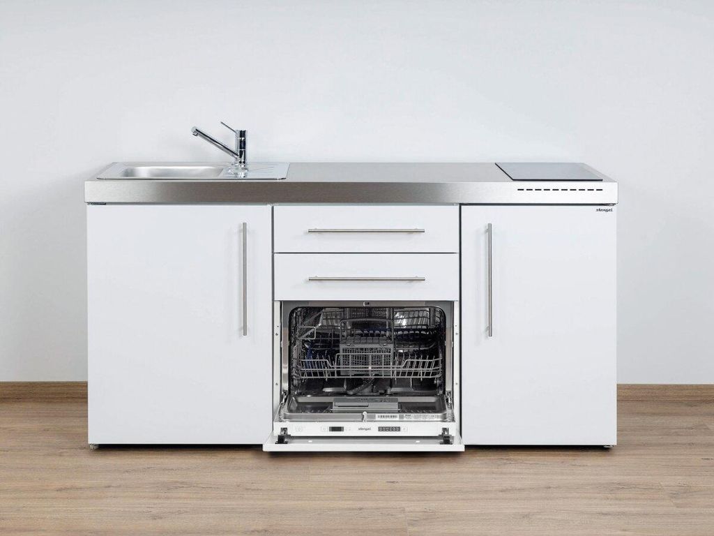 Stengel Miniküche Premiumline MPGS 170 mit Kühlschrank und Geschirrspüler