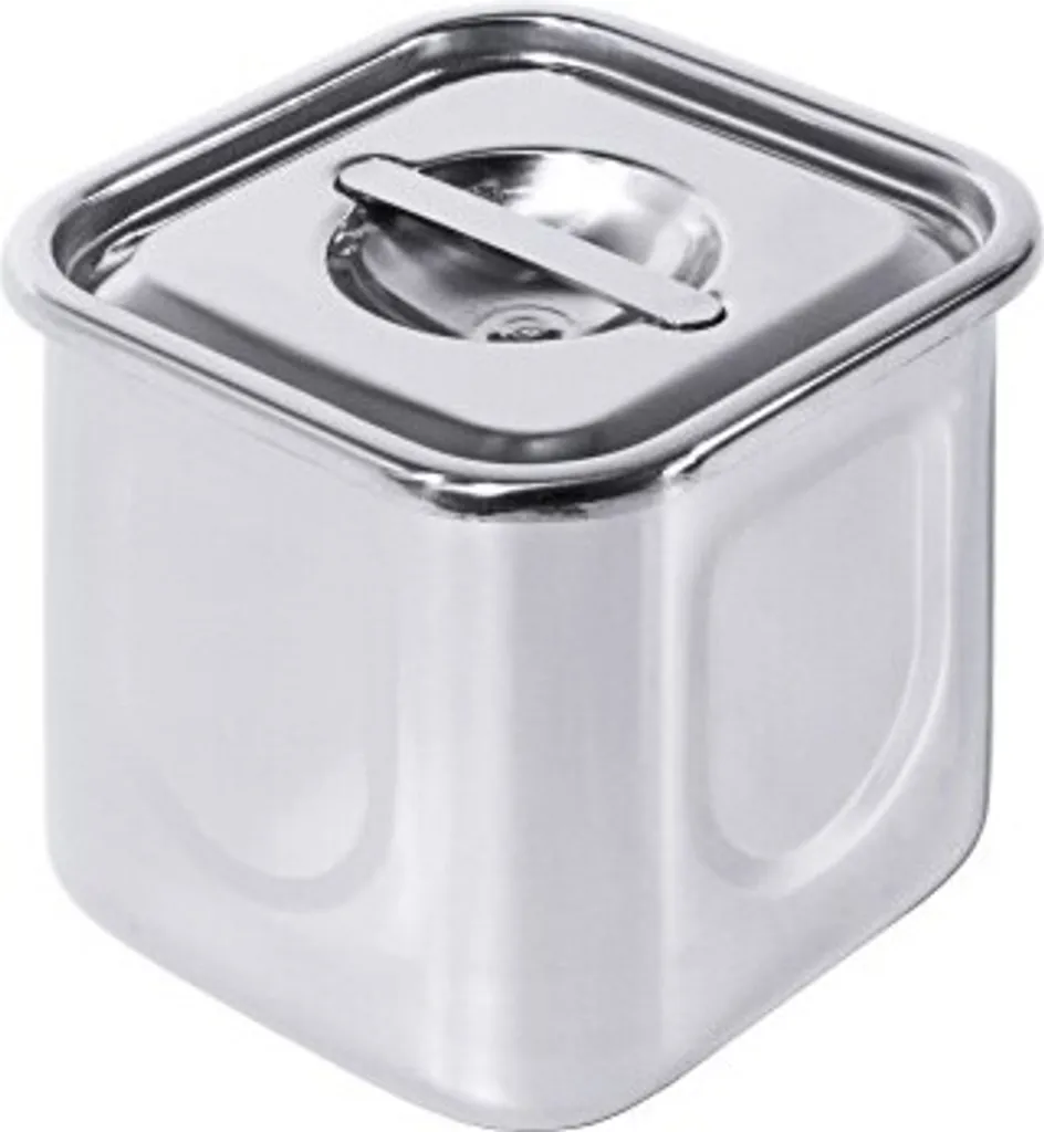 Contenitore Acciaio Inox 18/10 con Coperchio - Alta Qualità per Cucina