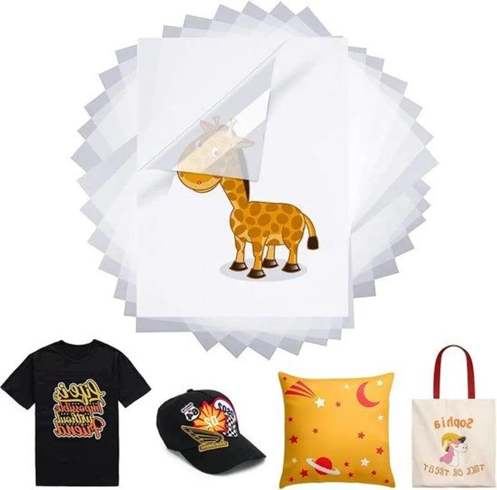 Papier Transfert Sublimation Mat Double Face A4 pour T-shirt - 30 Pcs