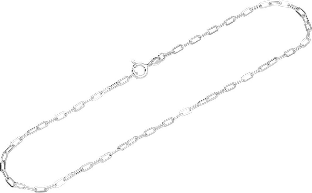 Fusskette 925 Sterling Silber 26cm Ankerkette flach gewalzt Produktbild 