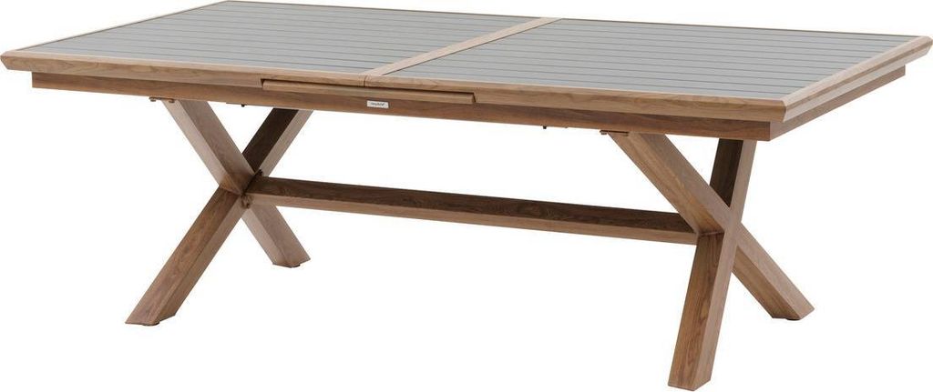 Ausziehbarer gartentisch "axiome" graphite & honey Produktbild 