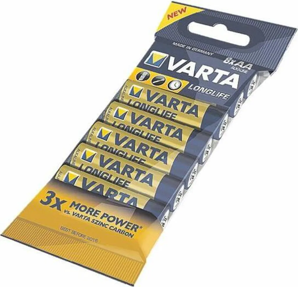 Pile AA LR6 Varta 4106 Power - Énergie Stable pour Appareils Connectés