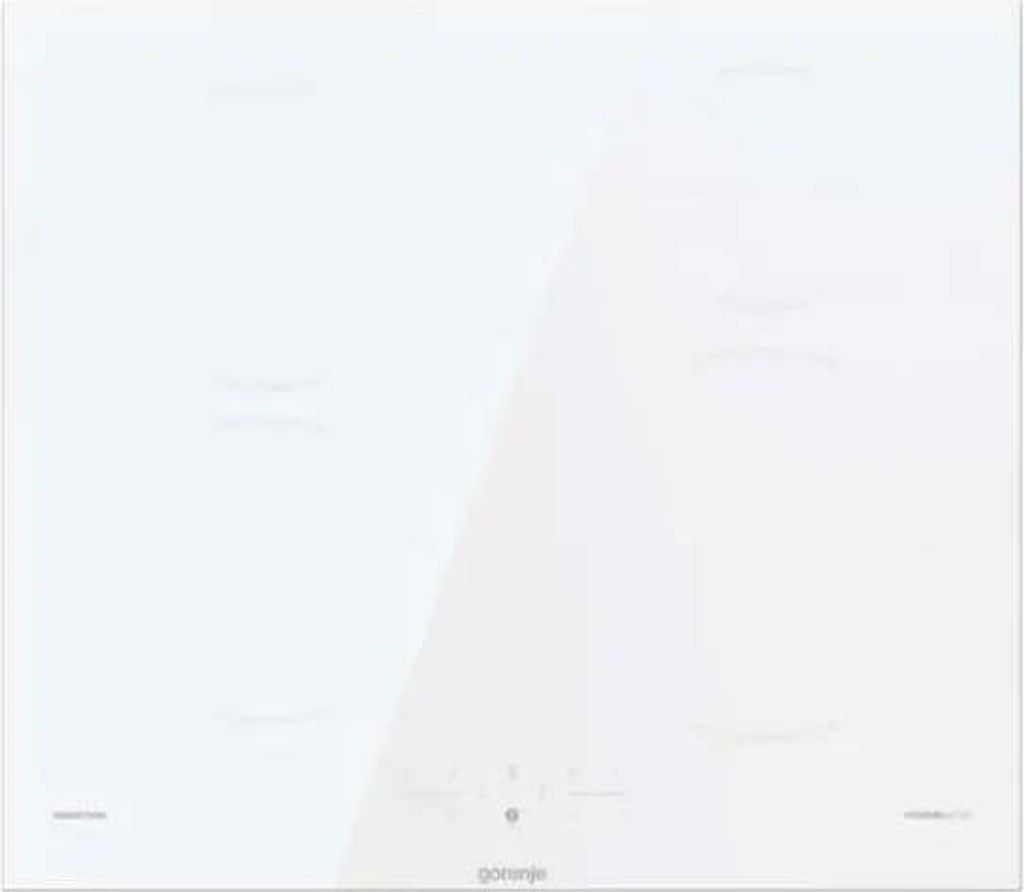 Eingebautes Induktionskochfeld Gorenje GI6401WSC, Breite 59,5 cm, 4 Kochzonen, Touch-Steuerung, Wei