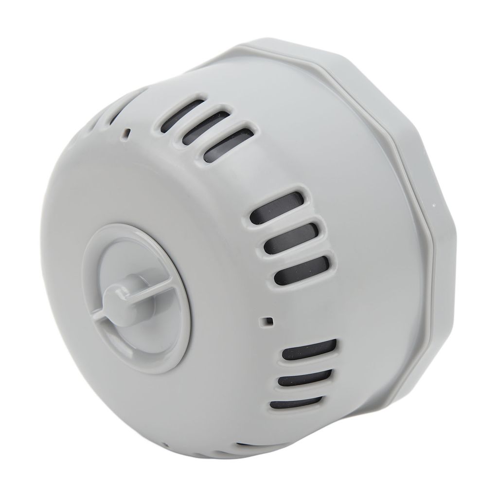 A gray filter housing for a whirlpool.