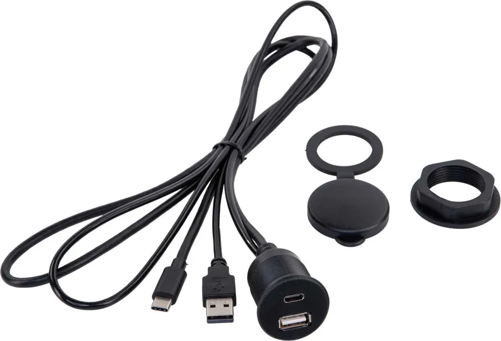 Custodia USB Integrata USB-A/USB-C: Protezione Robusta per Dual Drive