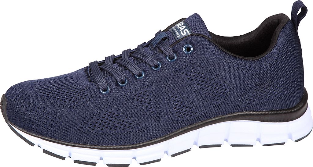 Boras Fashion Sports Uni Sneaker auch in Übergrößen Basic navy/weiss 5203-0051, Herren:37 EU