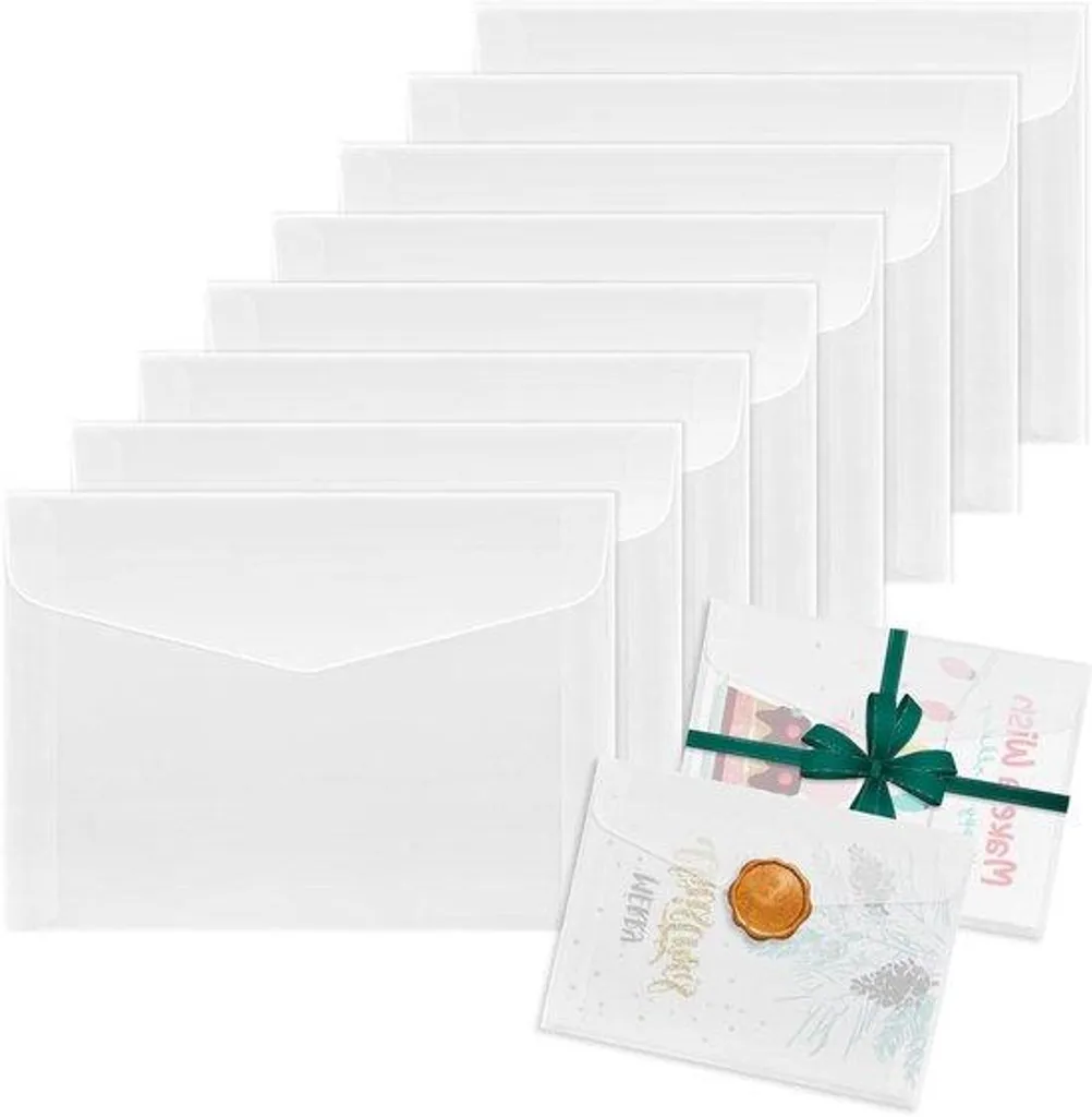 Enveloppes translucides pour protéger et valoriser vos cartes de vœux