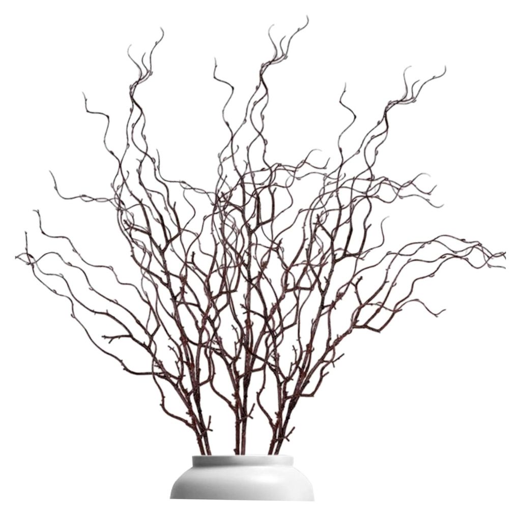 3 Stück Zweige für Vase, 119,9 cm, geweihförmige Weidenzweige aus Kunststoff, künstliche dekorative Zweige für Blumenarrangements