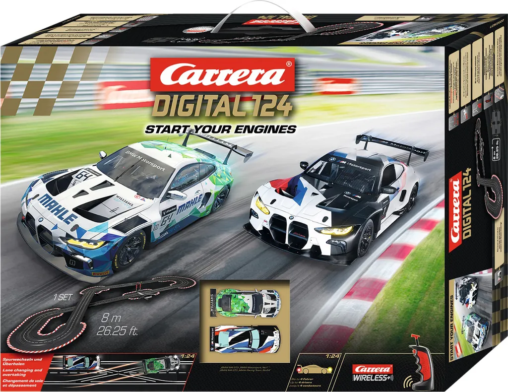 Carrera Start your Engines 1:24 Circuit de Course pour Adultes et Enfants