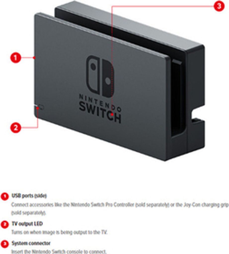 Nintendo Switch Dock Set Ladesystem Obrázok produktu 11