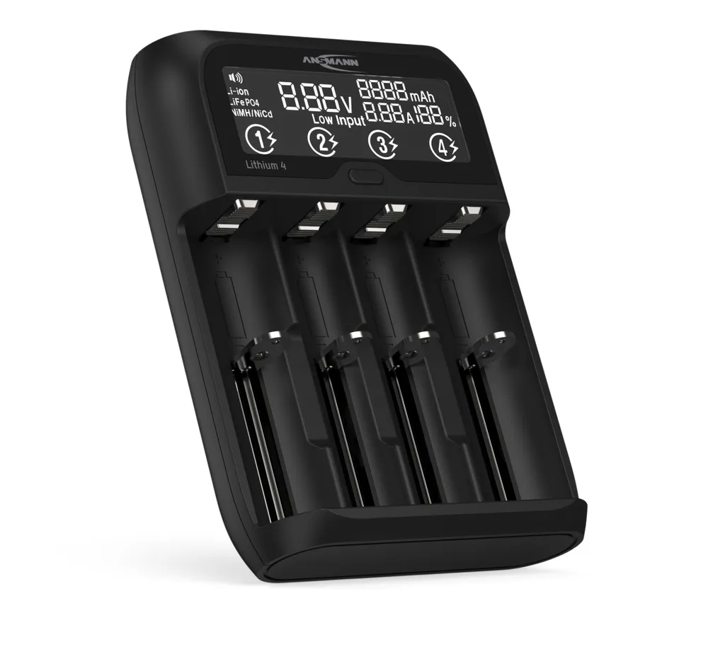 Chargeur Piles Lithium pour Appareils Photo et Jouets ANSMANN USB 4