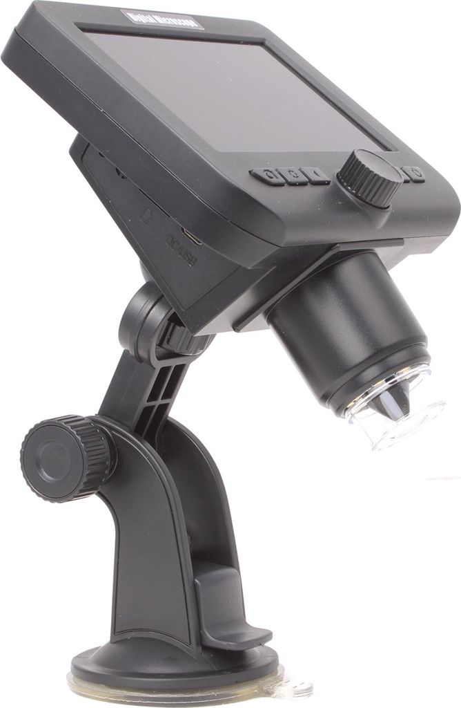 Mini-Mikroskop, 1 bis 1000-fache Vergrößerung, aus Kunststoff, mit LCD-Display, Wifi-Smarthphone-Verbindung und LED-Beleuchtung
