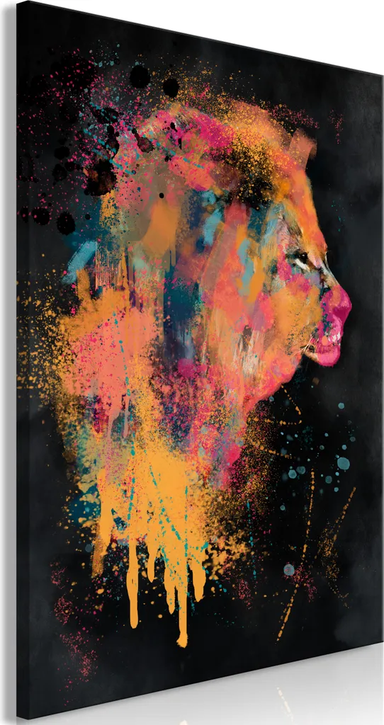 Opera su Tela Leone Humors g-A-0311 | Eccellenza Artistica Italiana 40x60