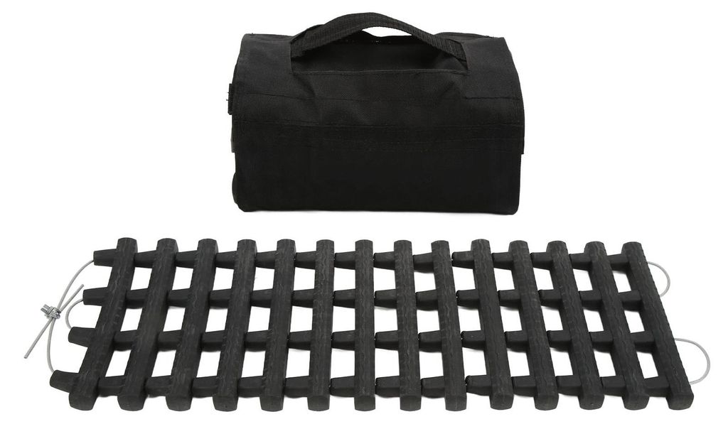 Reifen-Traktionsmatte, tragbar, rutschfest, starker Griff, Reifenwiederherstellungs-Trackboard für Autos, SUVs, Minivans, 80 cm/31,5 Zoll Länge, ...