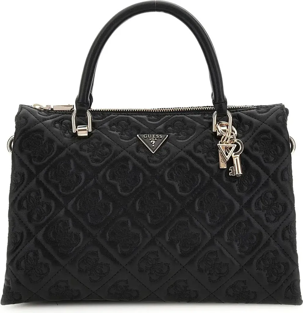 Sac bandoulière noir Guess Adelasia idéal pour le travail et sorties