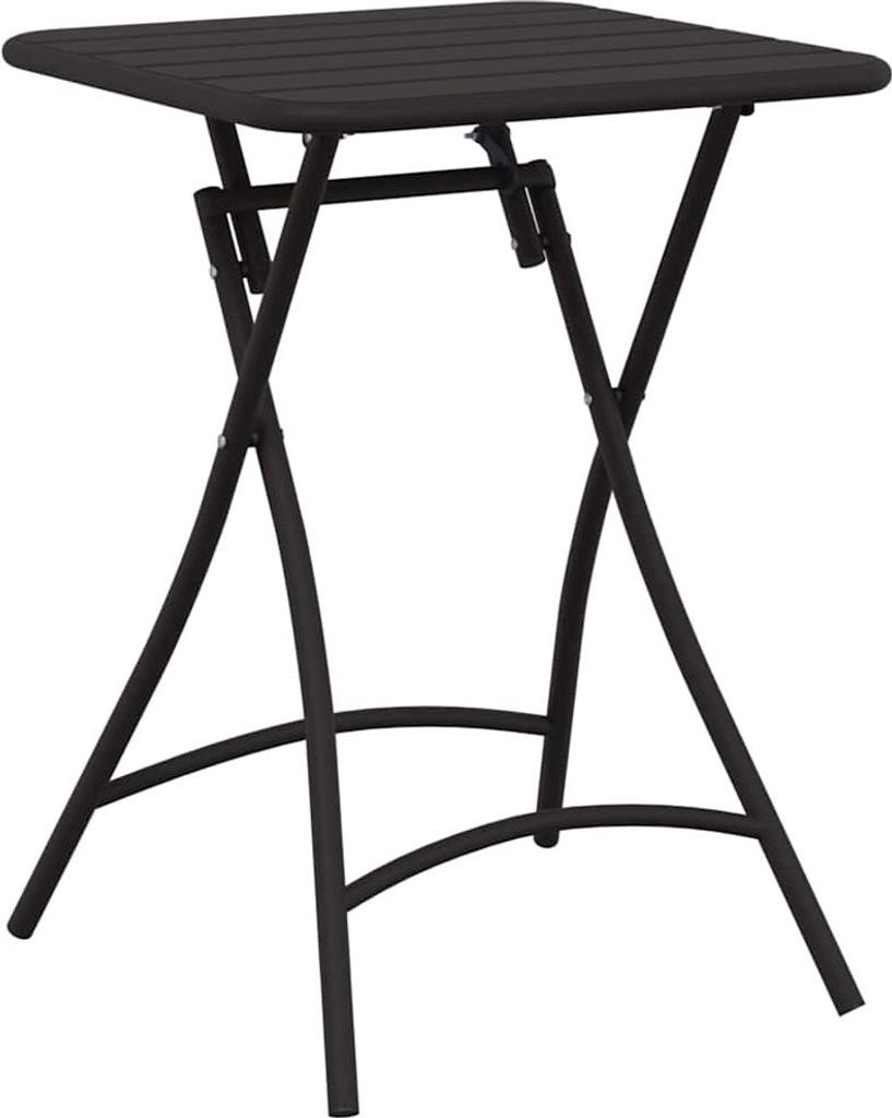 vidaXL Bistrotisch Anthrazit 55 x 55 x 72,5 cm