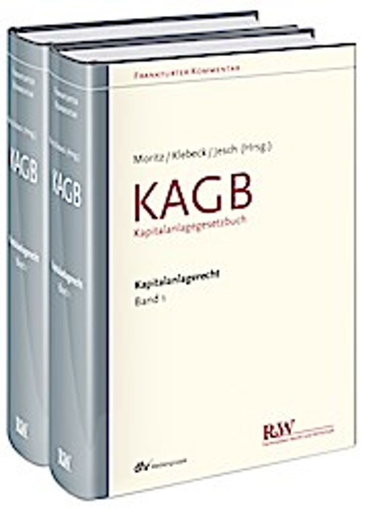 Frankfurter Kommentar zum Kapitalanlagerecht, Band 1 in 2 Teilbänden