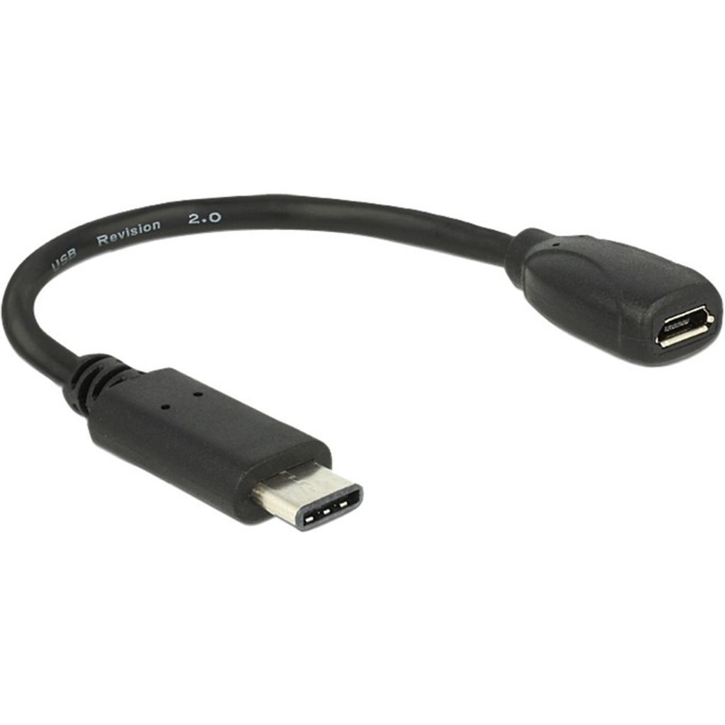 DELOCK Câble USB C -> Micro B St/Bu 0.15m Image du produit 