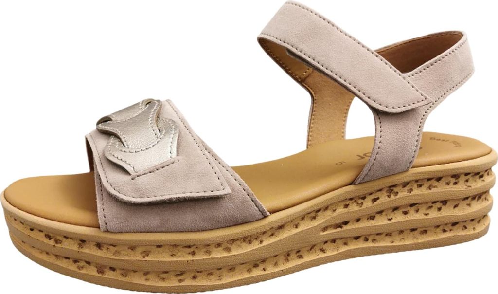 Gabor Keilsandaletten Damen 32303234343338 Beige 40 EU