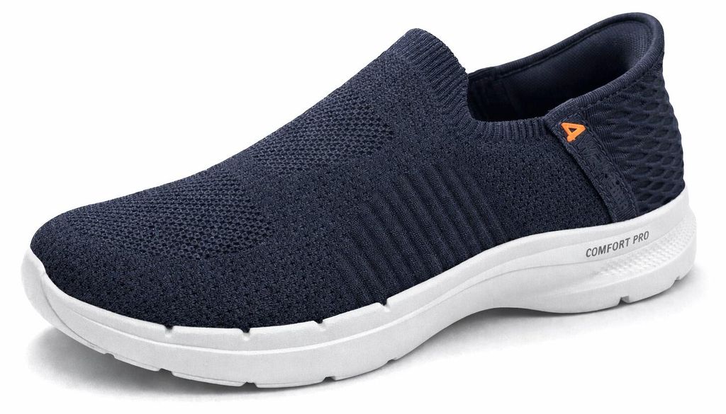 Halbschuhe 43 - Slip-On Schuhe - Freizeitschuhe Blau - fur Produktbild 