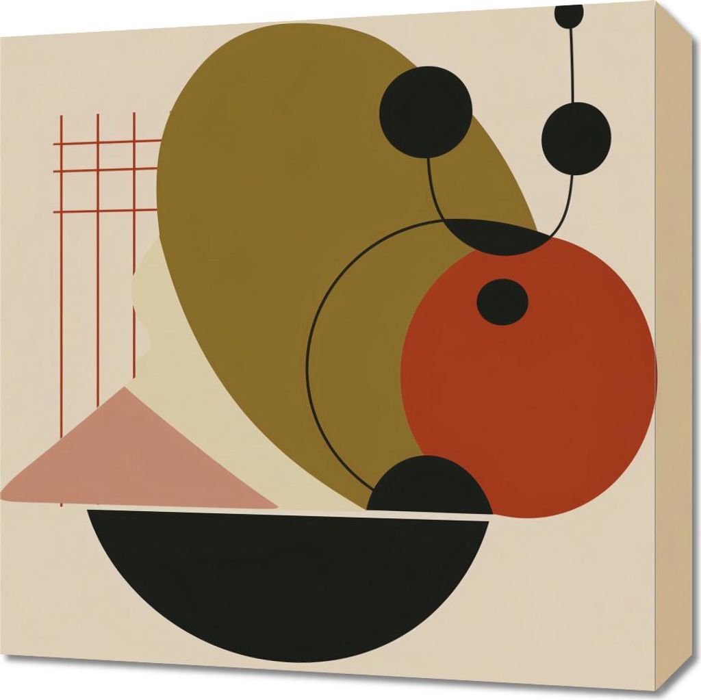 Bild 50x50cm Geometrisches Gleichgewicht