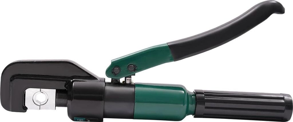 Handhydraulische Presszange - YQK-70 - 60 kN Presskraft - Sechskantverpressung - 8 Matrizen - 360° Drehbarer Kopf - Für Alu-, Kunststoff- & PEX-M...