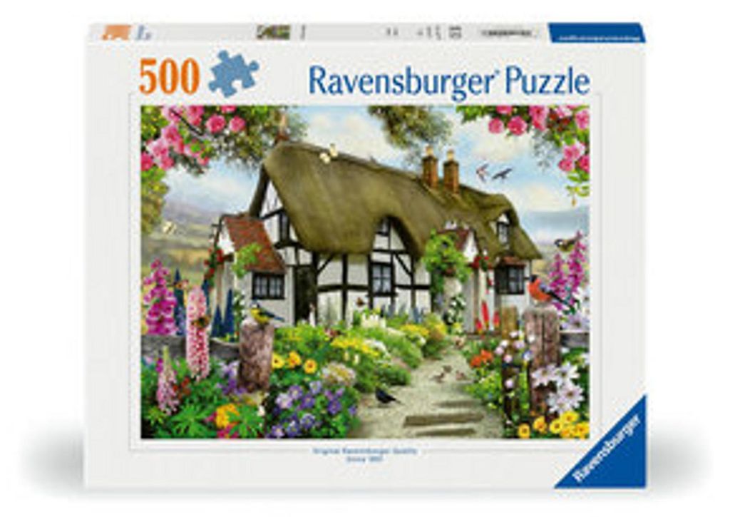Ravensburger 12000199 Puzzle Dreamy Cottage 500 pezzi Immagine del prodotto 