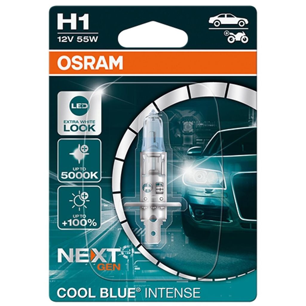 OSRAM COOL BLUE INTENSE NextGen. H1 P14,5s 12V/55W (1 Immagine del prodotto 