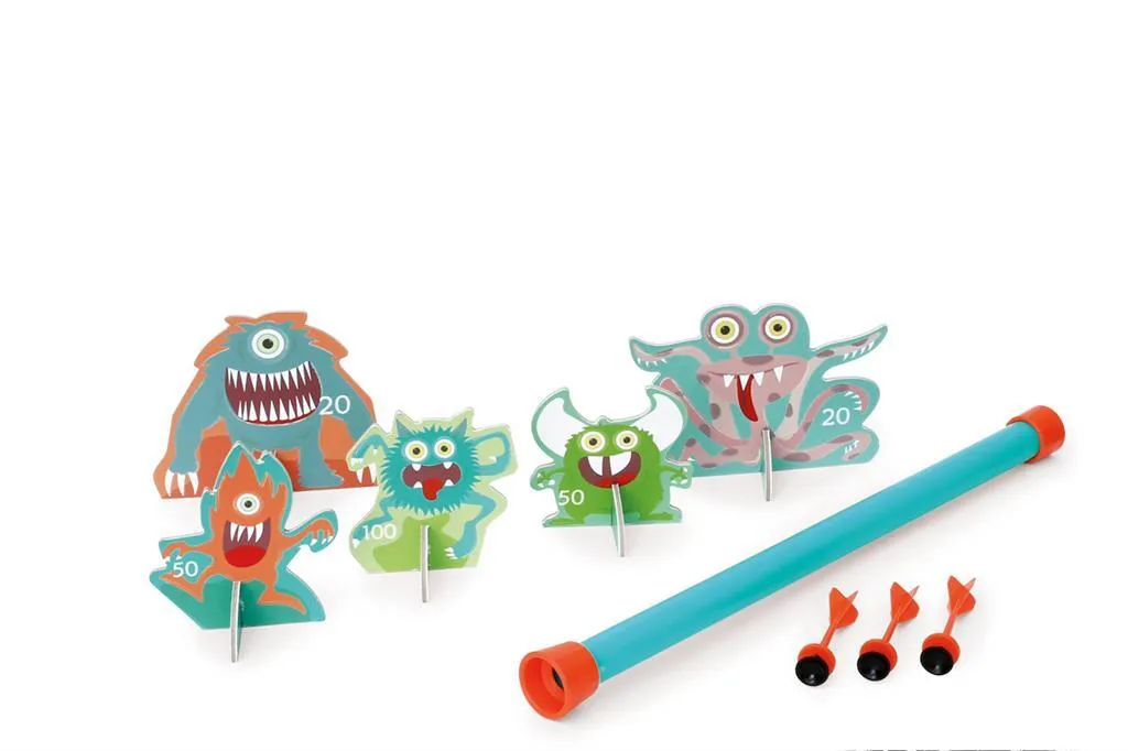 Sarbacane enfant pour jouer dehors - Set Monster complet pour le jardin