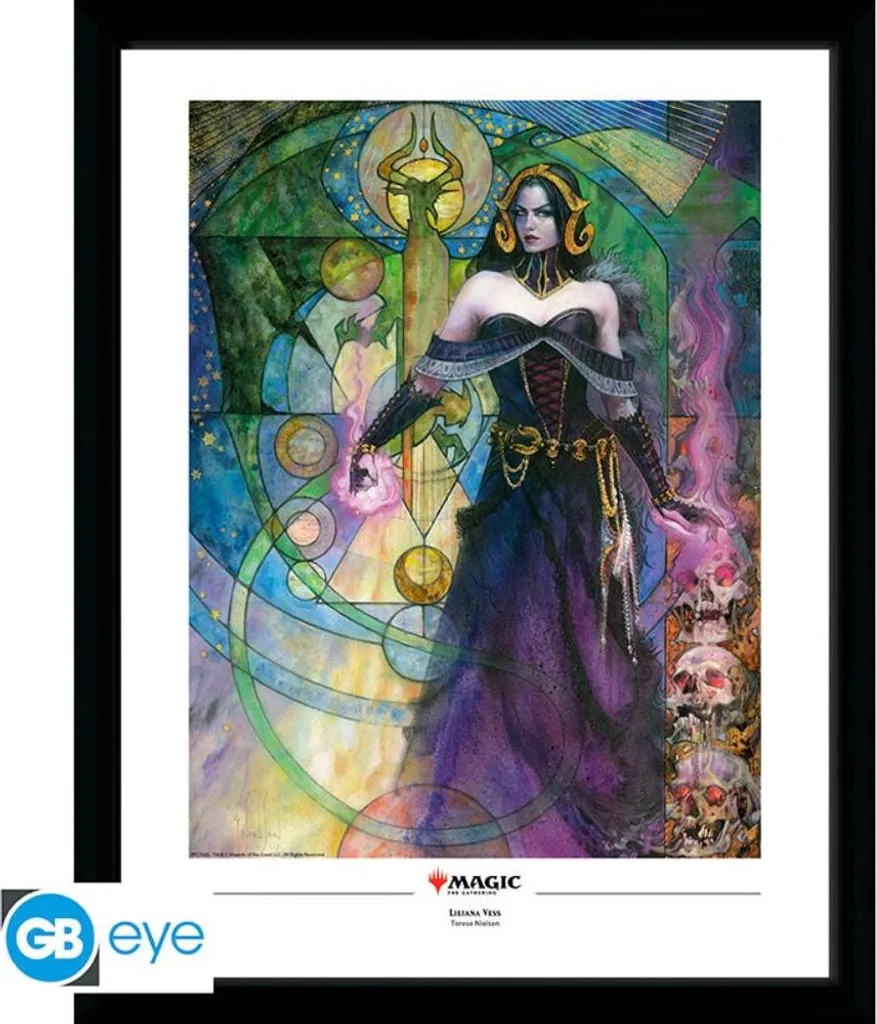 Décoration murale Liliana Magic The Gathering 30x40 cm pour Bureau