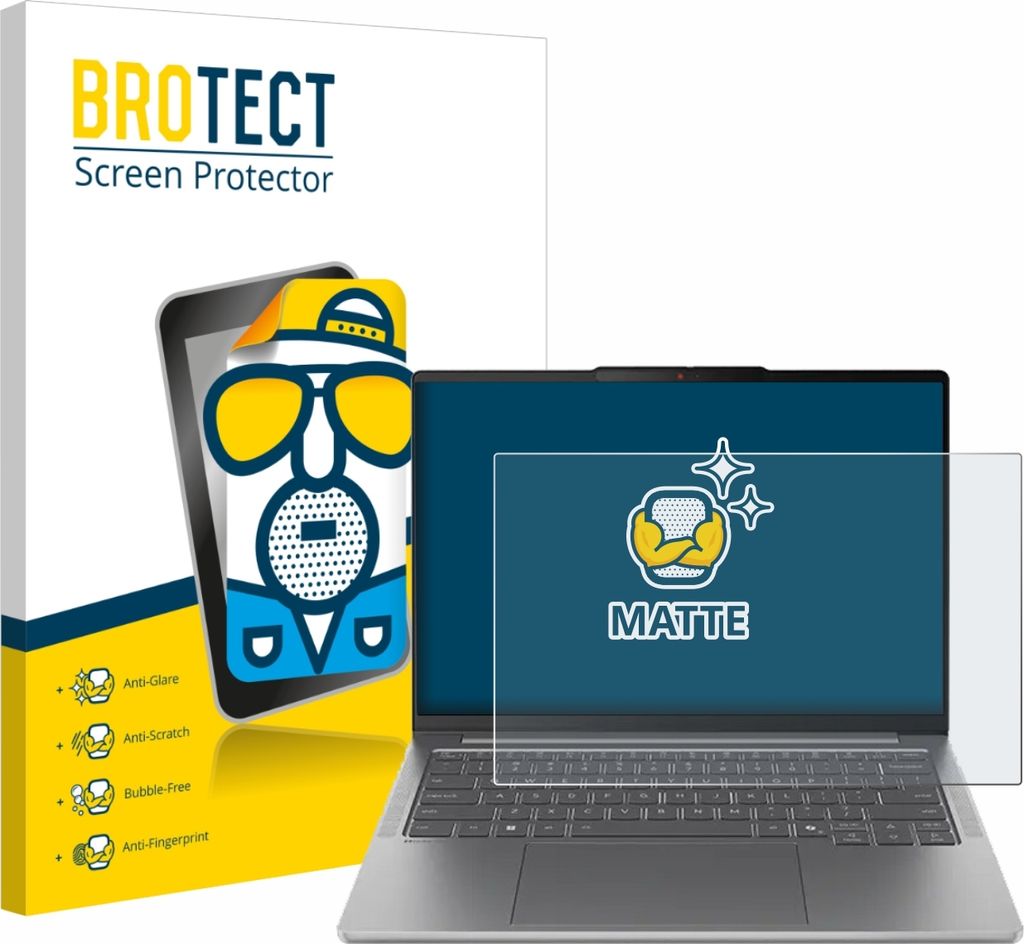 BROTECT Schutzfolie für Lenovo IdeaPad Pro 5 Gen 10 14" Displayschutz Displayschutzfolie Folie Matt Entspiegelungsfolie